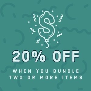 Bundle And Save 20% On Two Or More Items